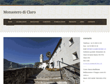 Tablet Screenshot of monasterodiclaro.ch